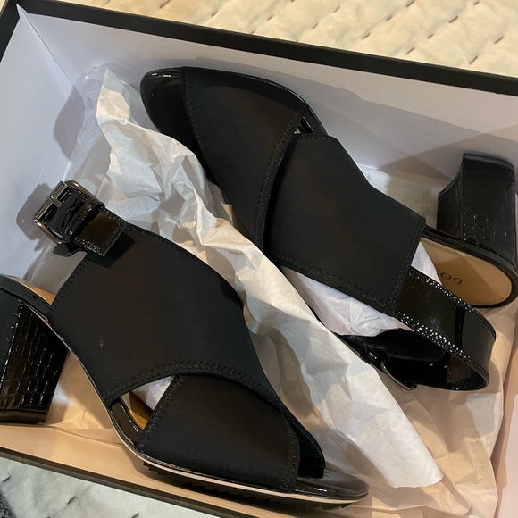 Donald Pliner Black Croco Pyper Slingback - Picture 9 of 15